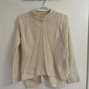 Muji Women's 100% Wool Sweater